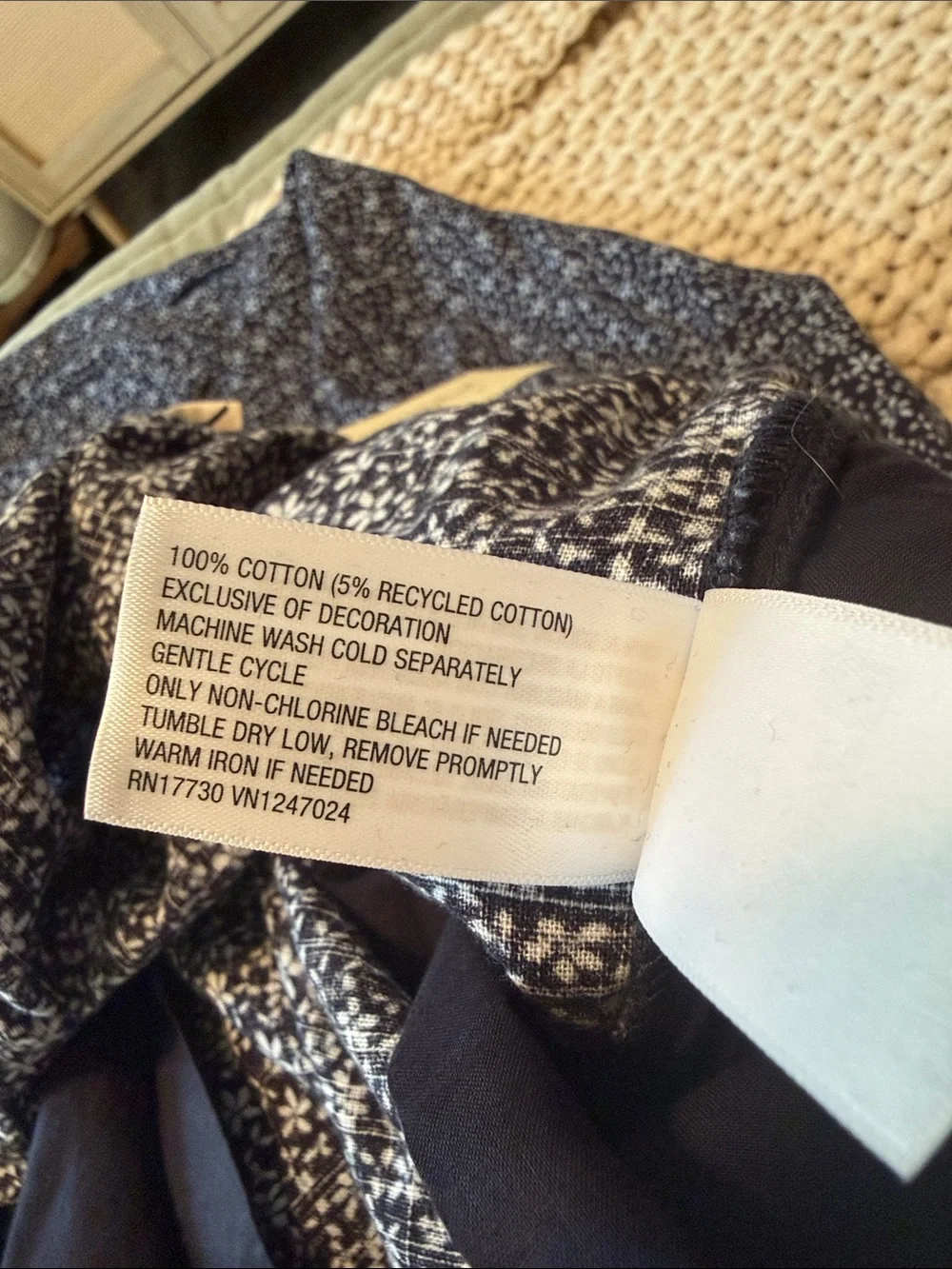 Universal Thread Navy Floral Maxi Skirt 100% cotton